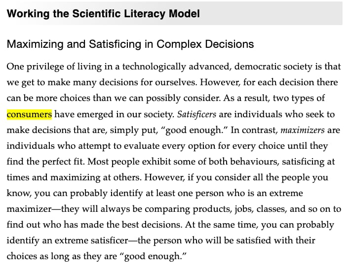 Working the Scientific Literacy Model Preview