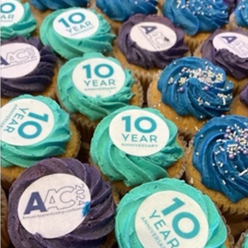 AAC 10th anniversary cakes