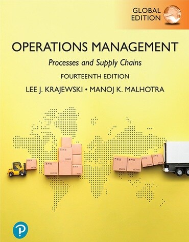 Operations Management: Processes and Supply Chains, Global Edition, 14th edition cover