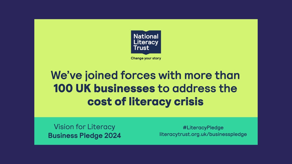 National Literacy Trust Vision for Literacy Business Pledge image 2024