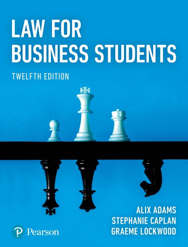 Law for Business Students, 12th edition cover image