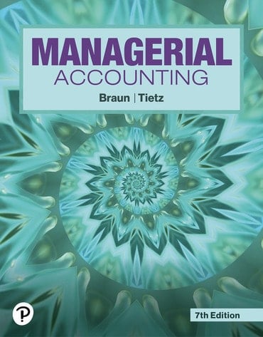 cover image of Managerial Accounting, 7th Edition