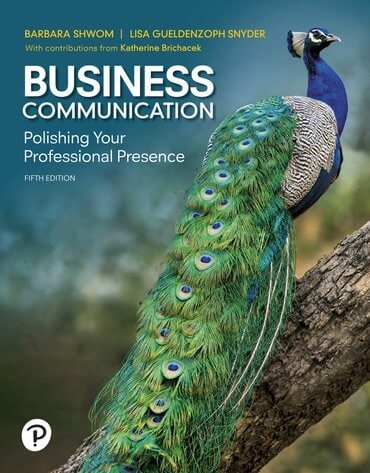 Cover image of Business Communication: Polishing Your Professional Presence, 5th Edition