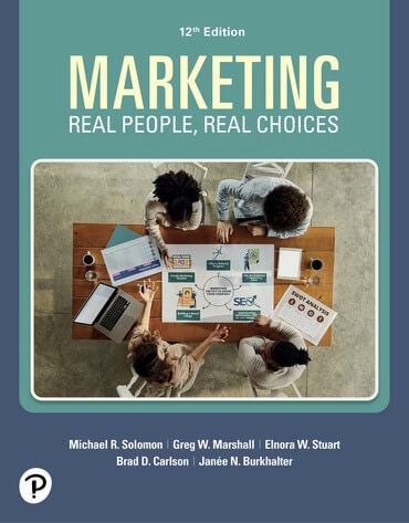 image of cover Marketing: Real People, Real Choices, 12th Edition