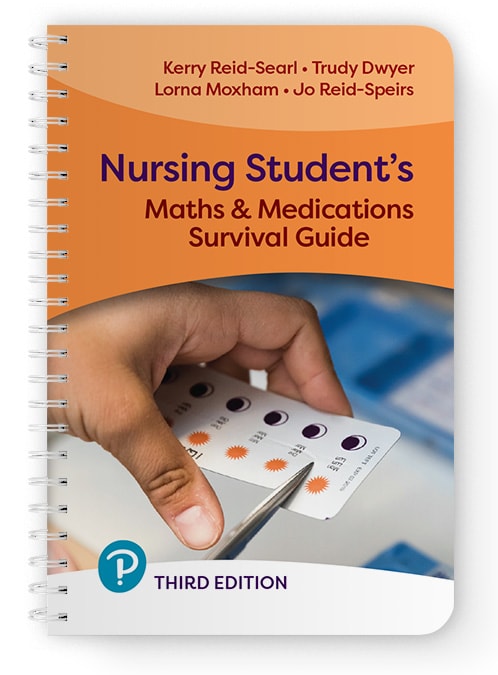 Book cover image of Nursing Student's Maths & Medications Survival Guide