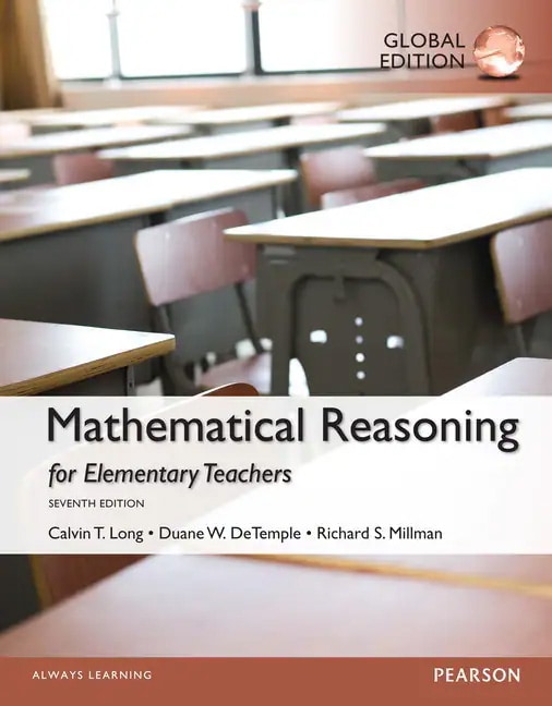 Book cover image for Mathematical Reasoning for Elementary School Teachers, Global Edition