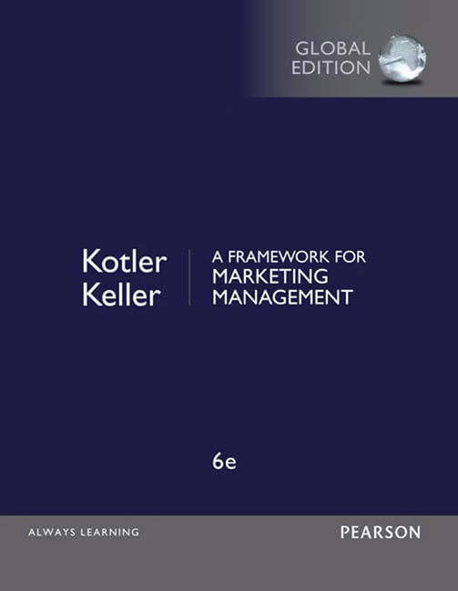 Book cover image of A Framework for Marketing Management, Global Edition