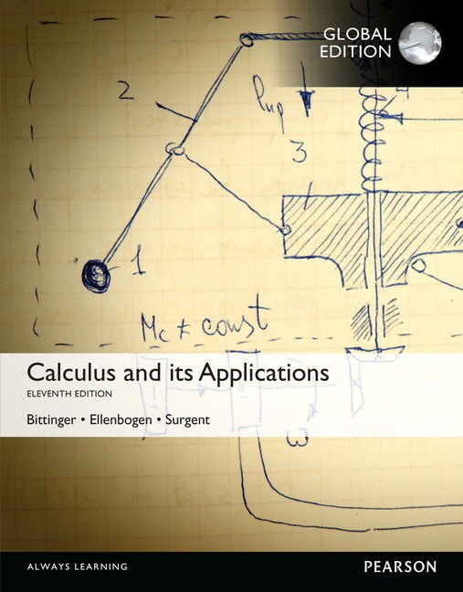 Book cover image of Calculus and Its Applications, Global Edition