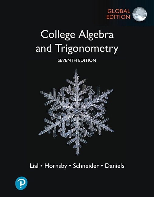 Book cover image of College Algebra and Trigonometry, Global Edition