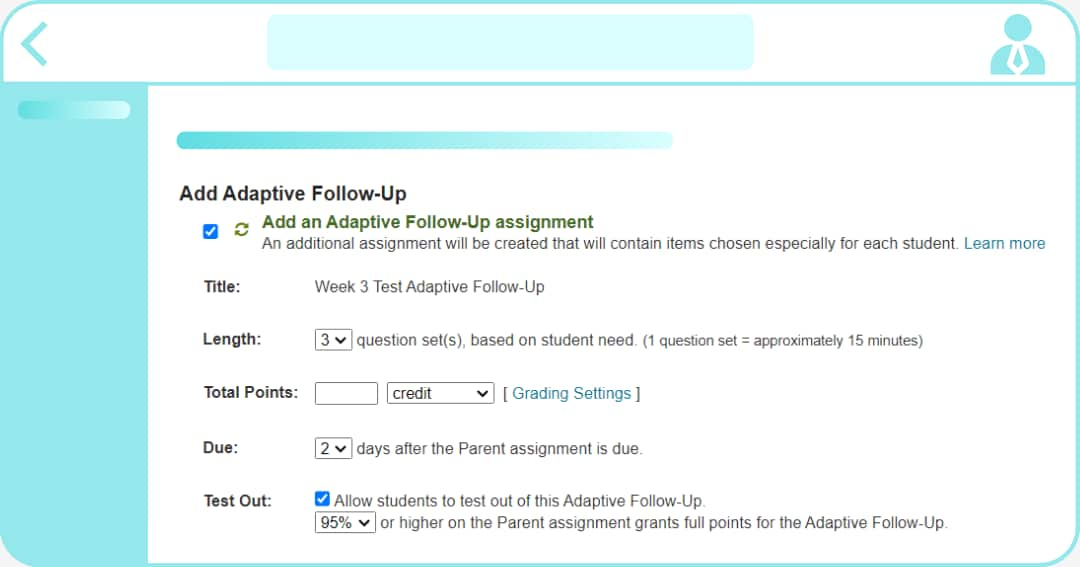 Image showing the Mastering Adaptive Follow-Up feature