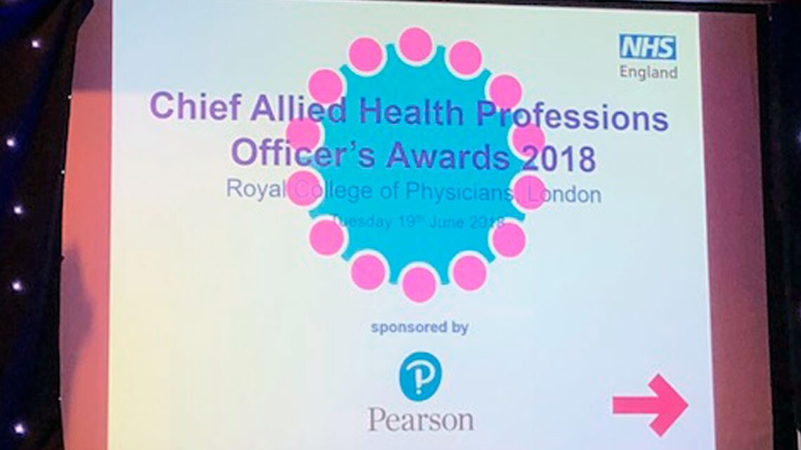Chief Allied Health Professions Officer's Awards 2018