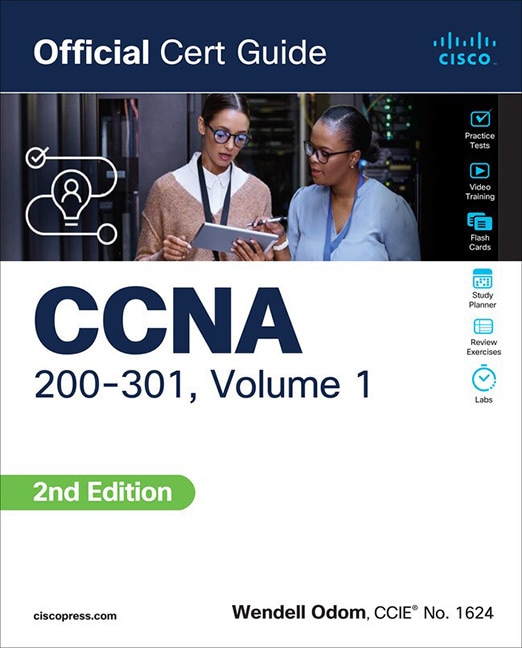 CCNA 200-301 Official Cert Guide, Volume 1 - Cover Image