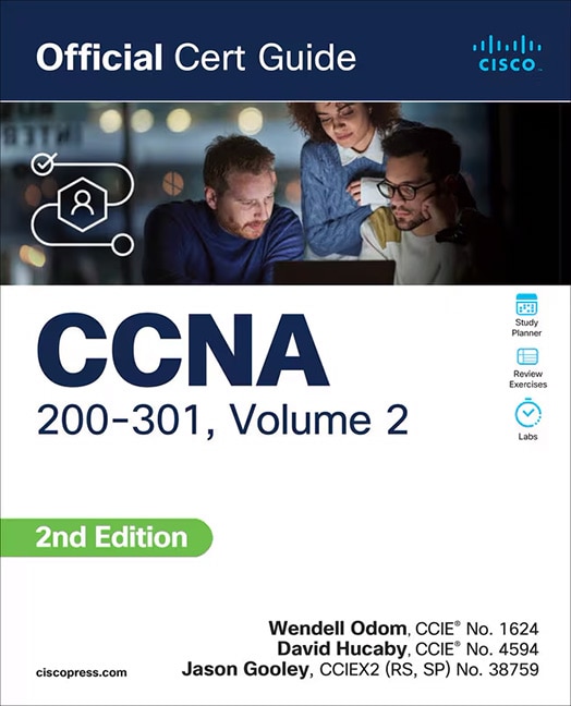 CCNA 200-301 Official Cert Guide, Volume 2 - Cover Image