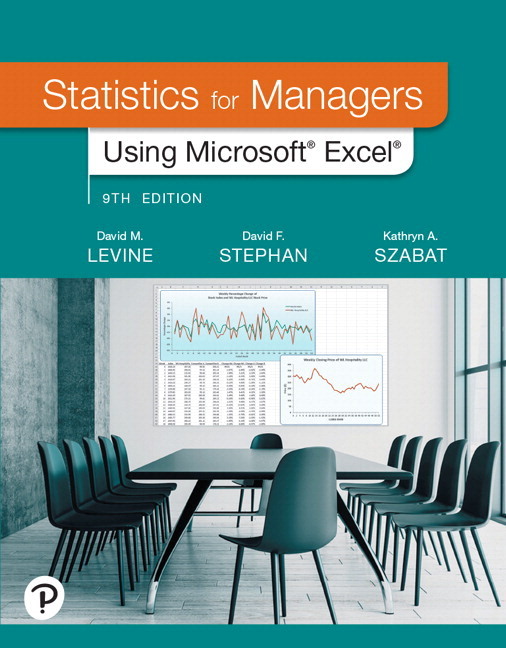Statistics for Managers Using Microsoft Excel | 9th ...