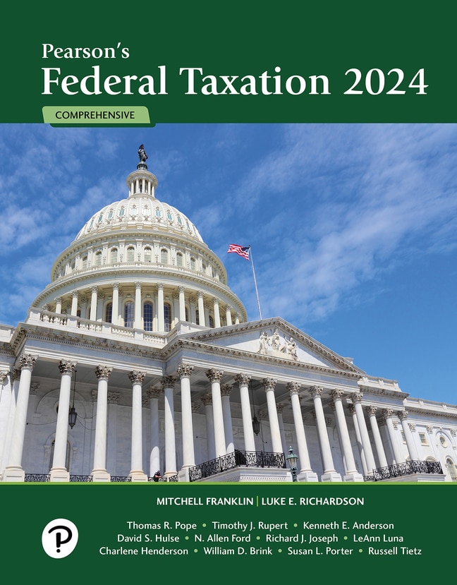 Pearson's Federal Taxation 2024 Comprehensive, 37th edition eTextBook