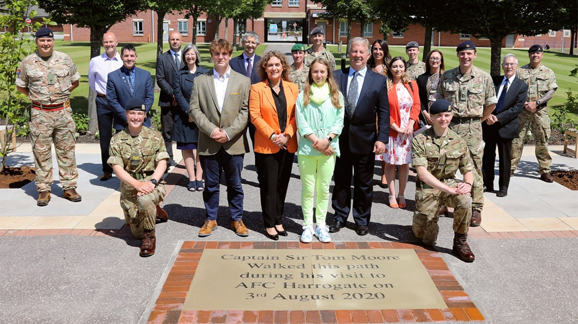 Pearson TQ hosts Captain Sir Tom Moore’s family